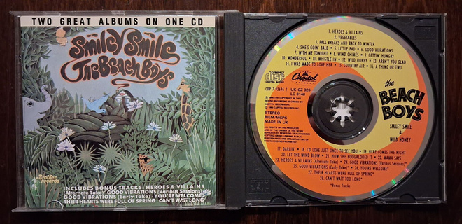 Beach boys - Smiley smile & Wild honey cd