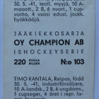 TIMO RANTALA Champion 1966 - pikkukuva 2