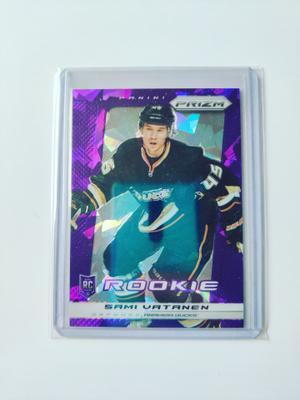 Sami Vatanen 13-14 Prism Rookie Cracked Ice Purple