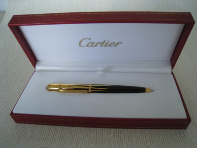 Cartier Diabolo de Cartier kynä + kotelo alkup.laatikoissa