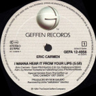 ERIC CARMEN::I WANNA HEAR IT FROM YOUR LIPS:VINYYLI MAXI 12" - pikkukuva 2