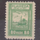 Saksa reich Memel 1923 Mi 153 postituoreena. - pikkukuva 1