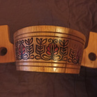 Käyttämätön rasia, puu, kahvasta kahvaan: 26 cm - pikkukuva 1