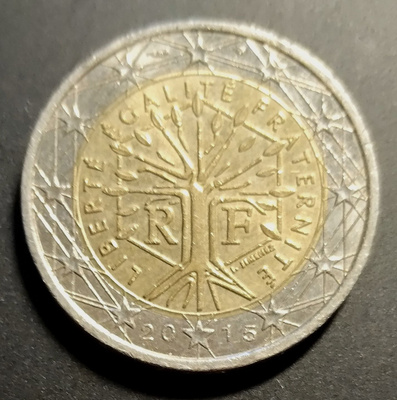 Ranska 2 euro 2015, CIRC