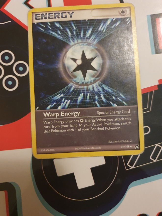 Warp Energy 91/108 Non Holo - EX Power Keepers card