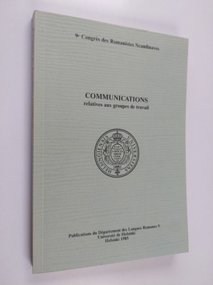 Communications relatives aux groupes de travail