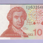 Kroatia 10 Dinara v.1991 UNC P-18 - pikkukuva 1
