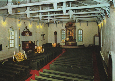 KIRKKOKORTTI - PAIMION KIRKKO - SISÄKUVA