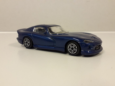 Dodge Viper GTS Coupe, koko 1-43, Burago