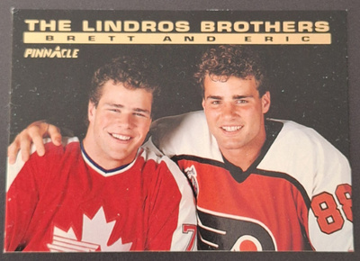 1993-94 Pinnacle The Lindros Brothers #NNO