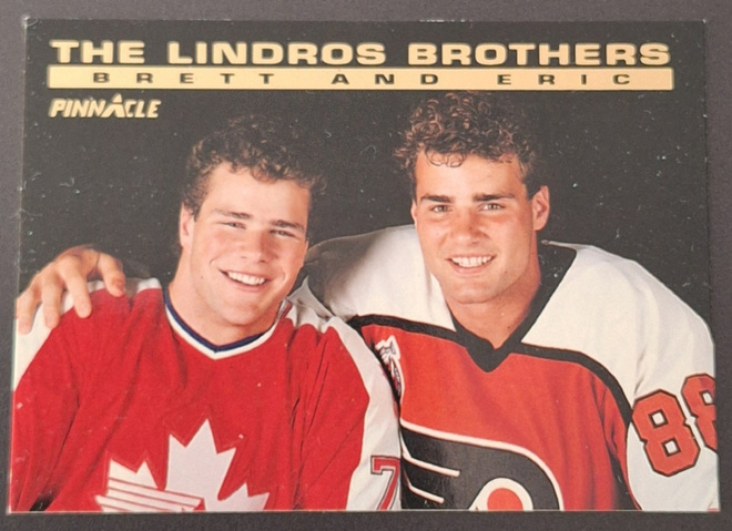 1993-94 Pinnacle The Lindros Brothers #NNO