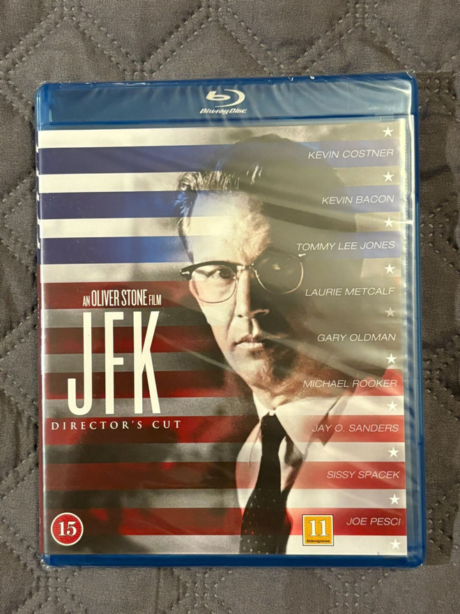 JFK (1991) Director's Cut Blu-Ray - Oliver Stone *UUSI*