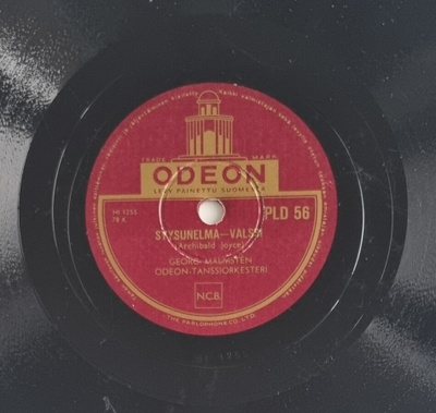 Savikiekko 1939 - Georg Malmsten - Odeon PLD 56