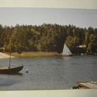 Korpo / Korppoo, Galtby, purjeveneitä, värivk, p. 1974 - pikkukuva 1