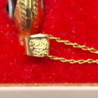 14 karaatin kultainen Evil Eye kaulakoru 585 - pikkukuva 5