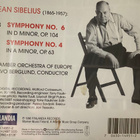 Sibelius - Sinfoniat 4 & 6 (Paavo Berglund johtaa) CD - pikkukuva 2