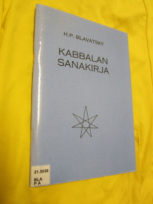 H.P. Blavatsky : Kabbalan sanakirja
