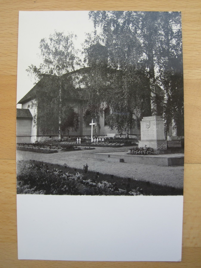 VANHA Valokuva Sankarihaudat Joutsa 1940-l