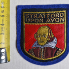 Stratford-upon-Avon William Shakespeare Vintage Kangasmerkki - pikkukuva 1