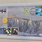 VANHA Rahakirje 1 mk 1993 Kotiseutujen Suomi - pikkukuva 1