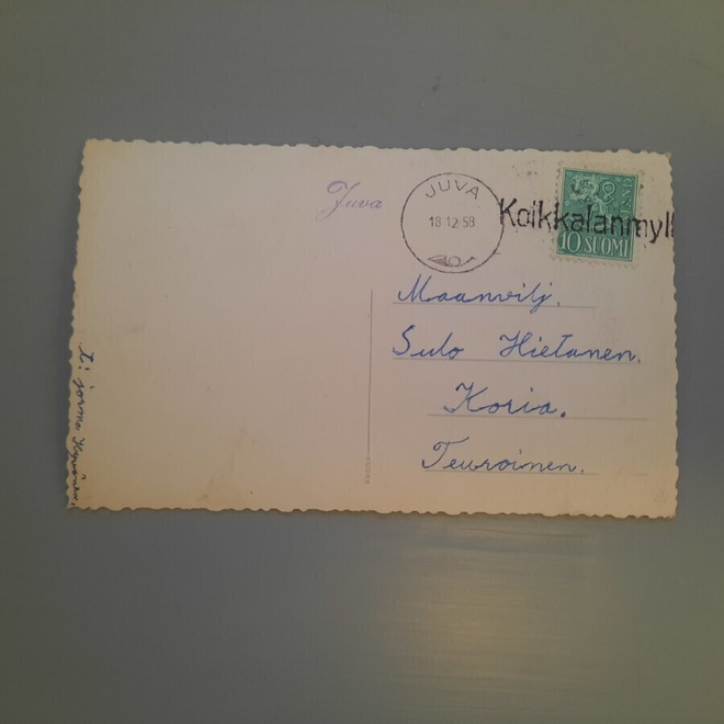 PK Juva kirkon seutu+ Koikkalanmylly rivileima k-59