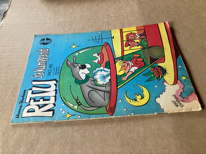 RETU JA KUMPPANIT 48/1971 +paperinukke HYVÄ