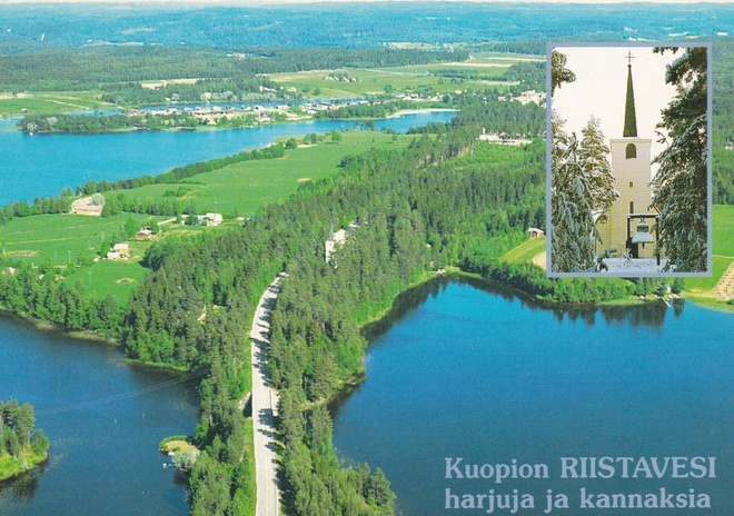 KIRKKOKORTTI - RIISTAVEDEN KIRKKO - 1