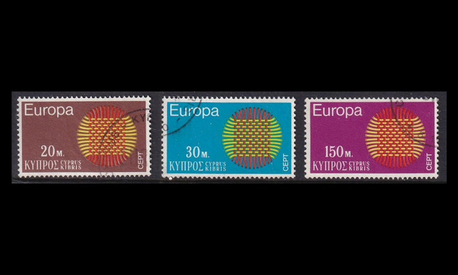 Kypros 332-4 o Europa (1970)