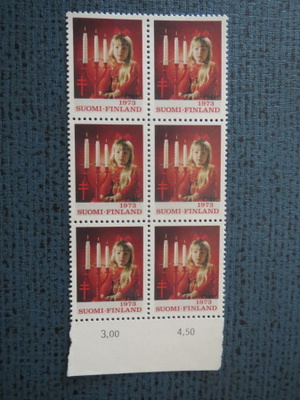 Suomi joulumerkki 1973 kuusilo
