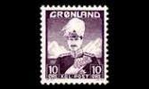 Grönlanti 4 ** Christian X 10 öre (1938)
