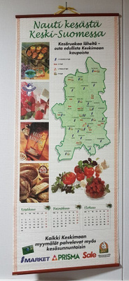 Kalenteri juliste Keskimaa