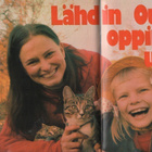 Apu n:o 44 1975 Sydänkirurgi. Eeva-Maija. Mikko & Jeanne. - pikkukuva 2