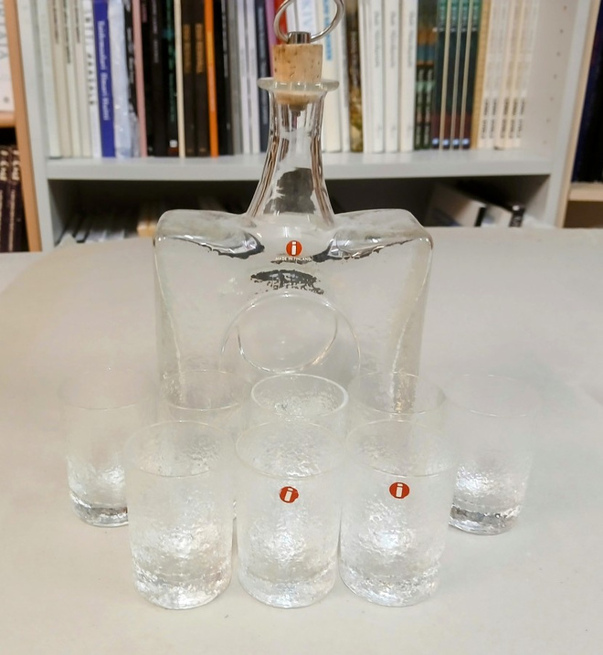 Iittala, Tapio Wirkkala, Mini karahvi snapsilasit 8kpl