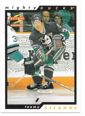 1996-97 Score #145 Teemu Selänne Anaheim Mighty Ducks