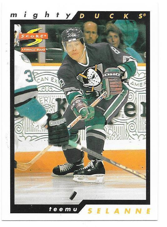 1996-97 Score #145 Teemu Selänne Anaheim Mighty Ducks