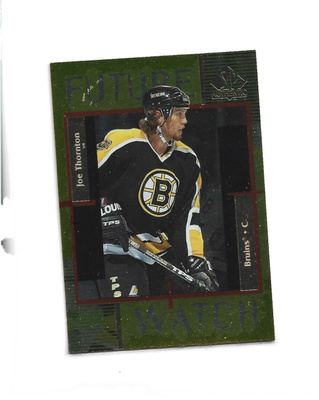 JOE THORNTON -ROOKIE -FUTURE WATCH # 171 - SP AUTHENTIC 1997