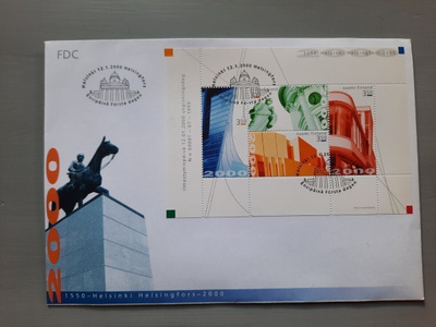 FDC Helsinki vihko (1 lehti)