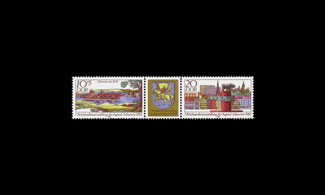 DDR 2722-3_ds ** Postimerkkinäyttely (1982)