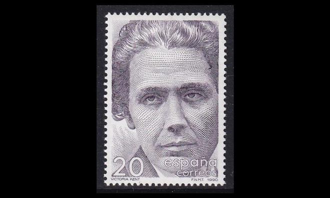 Espanja 2928 ** Poliitikko Victoria Kent (1990)