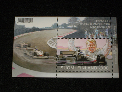 Mika Häkkinen POSTIMERKKI