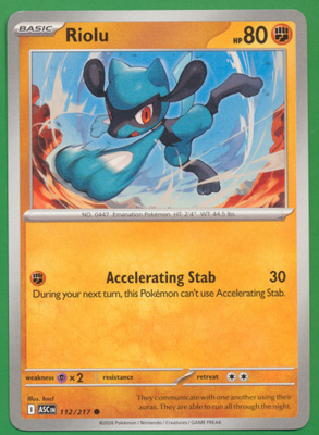 Pokémon Riolu (ASC 112)