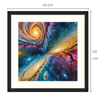 Uusi galaxi Sci-Fi Science Fiction art print taulu