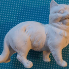 Kissa Figuuri  posliinia - pikkukuva 1