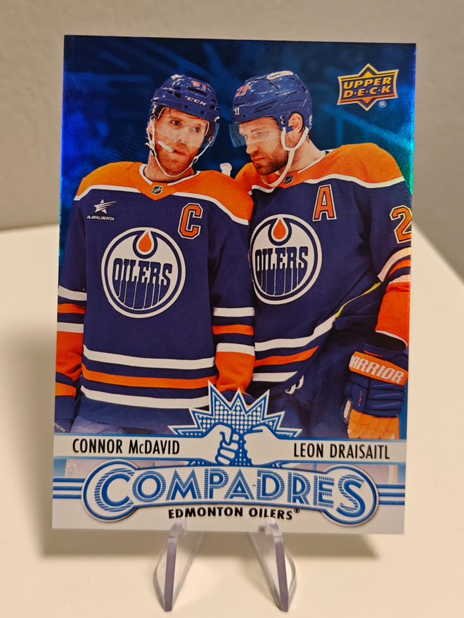 2025-26 Upper Deck Series 1 Connor McDavid -Leon Draisaitl