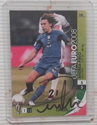 Andrea Pirlo Italia signed