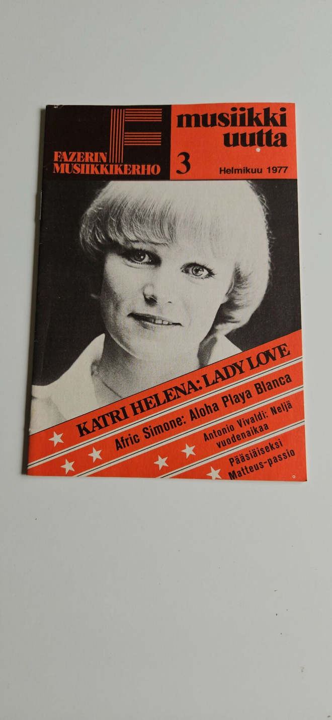 Fazer musiikki uutta helmikuu 1977