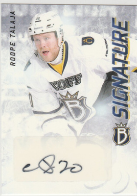 2015/16 Cardset Signature Roope Talaja , Blues