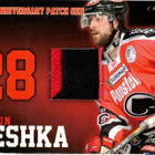 2013-14 Cardset SHAUN HESHKA Ässät Patch - pikkukuva 1