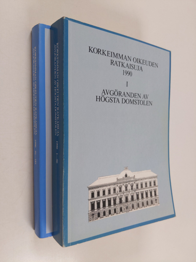 Korkeimman oikeuden ratkaisuja 1990 1-2