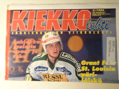 Kiekkolehti Nro 3/1996 (1996)